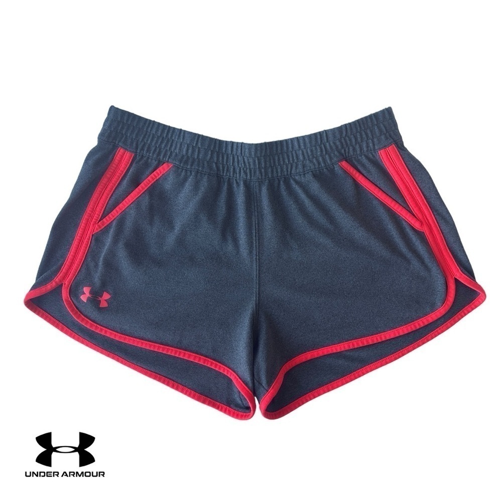 UNDER ARMOUR SHORTS WOMEN'S S ATHLETIC RUNNING GREY - Picture 5 of 14